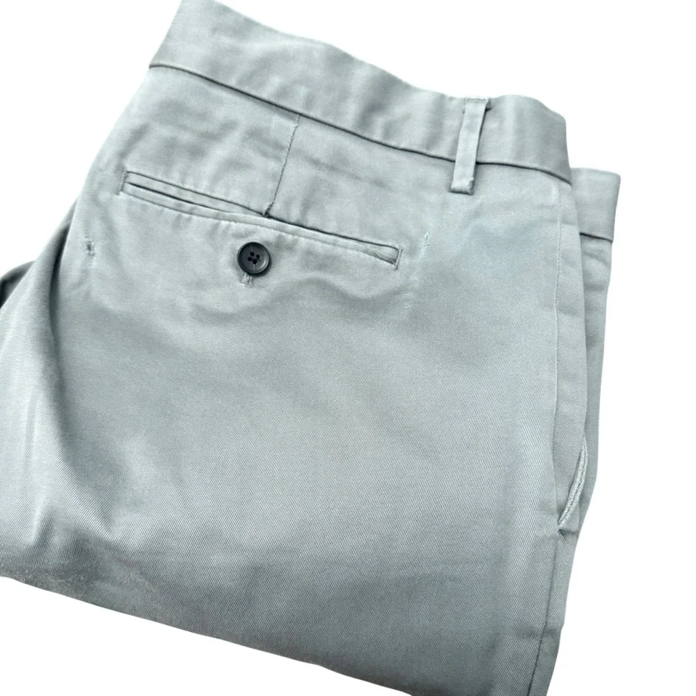Banana Republic Rapid Movement Chino Tapered Fit Pants Mens 36 Blue Gray